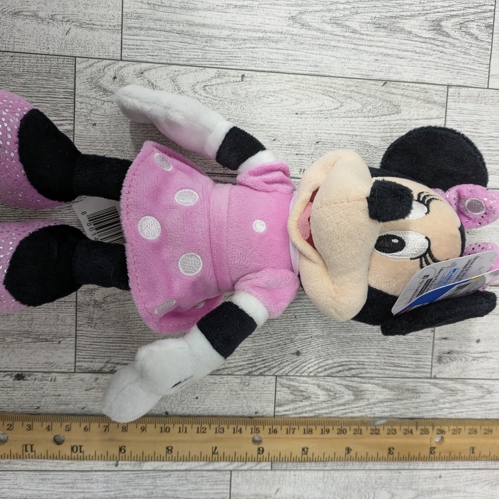 Disney Minnie Mouse Plush - Pink Dress and Black Ears - Picture 2 of 5